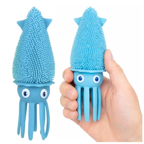 Szenzoros Squeeze Játék Pattogásra, Szorításra, Kalmar, LED Fénykeverék Szín