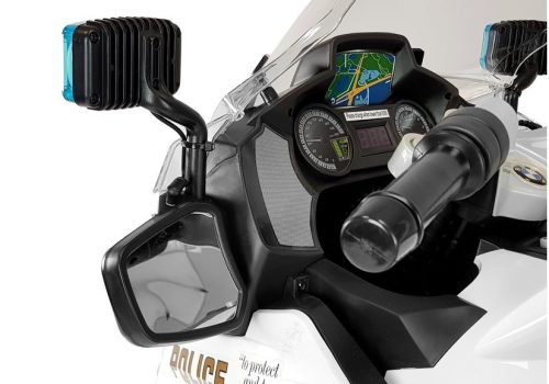 BMW rendőrségi motorkerékpár fehér - elektromos motorozás