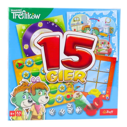 Társasjáték: 15 játék A Treflik család Trefl 02823