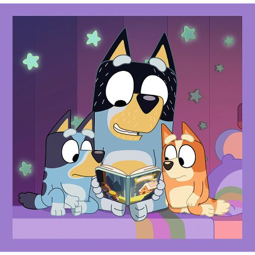 3 az 1-ben rejtvény – Ismerje meg Bluey Trefl 34895-öt