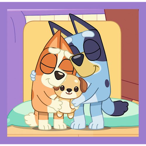 3 az 1-ben rejtvény – Ismerje meg Bluey Trefl 34895-öt