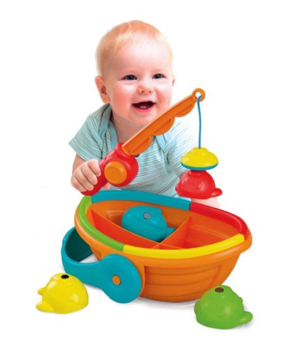 Horgászbot játék csónakkal és hallal Clementoni 17581