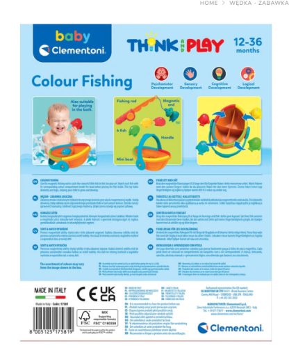 Horgászbot játék csónakkal és hallal Clementoni 17581