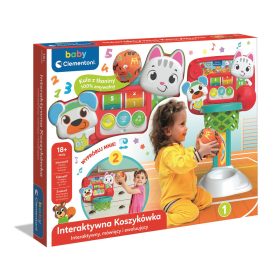   Interaktív kosárlabda készlet Kitten & Bear lengyel Clementoni 50384 verzió 