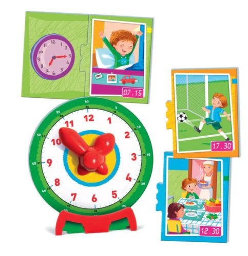 Oktatójáték: Hány óra van? Órajáték és tanulj lengyel nyelvet Clementoni 50771