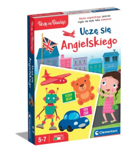 Oktatójáték Angolul tanulok Játssz és tanulj lengyel nyelvet Clementoni 50769