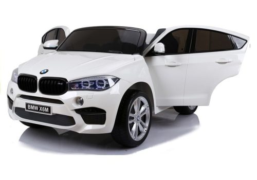 ÚJ BMW X6M Fehér - Elektromos Ride-On jármű