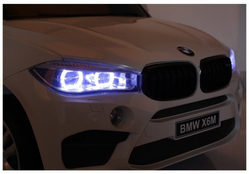ÚJ BMW X6M Fehér - Elektromos Ride-On jármű