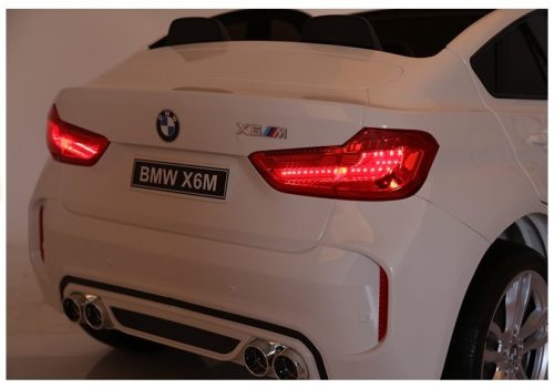 ÚJ BMW X6M Fehér - Elektromos Ride-On jármű