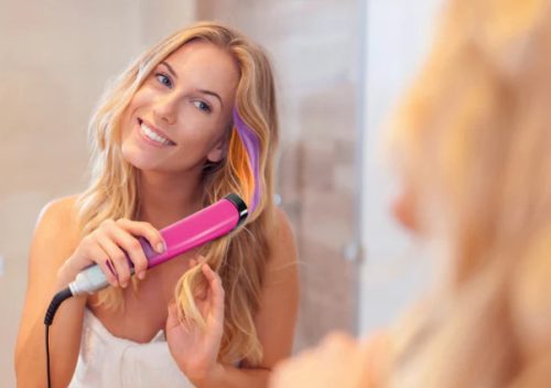 Crazy Chic hajfestő készlet: Őrült frizurák hajegyenesítővel és gyöngyökkel Clementoni 18773