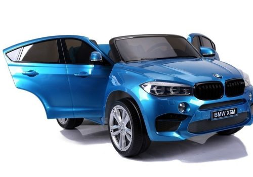 ÚJ BMW X6M kék fényezés - Elektromos Ride-On