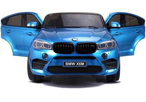 ÚJ BMW X6M kék fényezés - Elektromos Ride-On