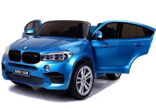 ÚJ BMW X6M kék fényezés - Elektromos Ride-On