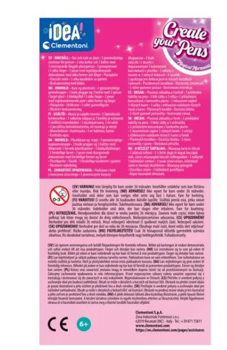 Idea Art Mini Factory sellő toll Creators Clementoni 18159