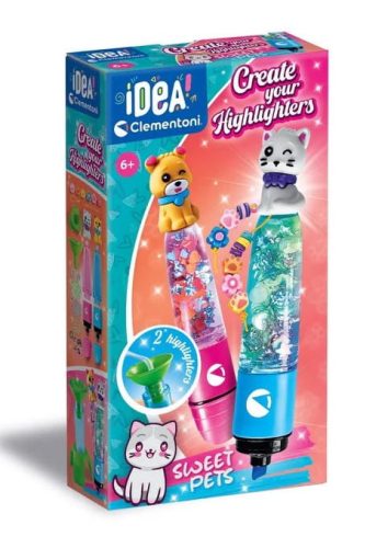 Idea Art Mini Factory Sweet Pets kiemelő Creators kutya és macska kiadás Clementoni 18166