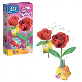   Idea Art kreatív készlet Mini Virággyár – Rózsa Clementoni 18168