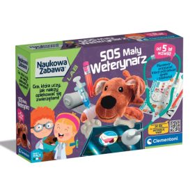   Tudomány és játék Kis állatorvos készlet SOS Kis állatorvos kölyök lengyel nyelv Clementoni 50712