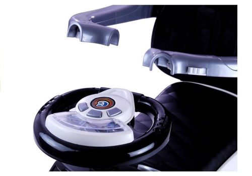 614 W-os kisgyermekek tolópánttal együtt szülői fogantyúval - fehér