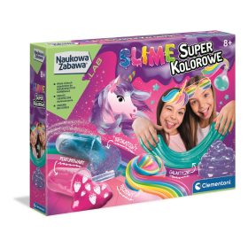  Science & Play Super Colorful Slime Laboratory lengyel nyelvű Clementoni 50636