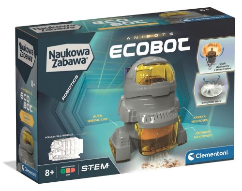 Tudomány és játék EcoBot robotkészlet lengyel nyelvvel, Clementoni 50061