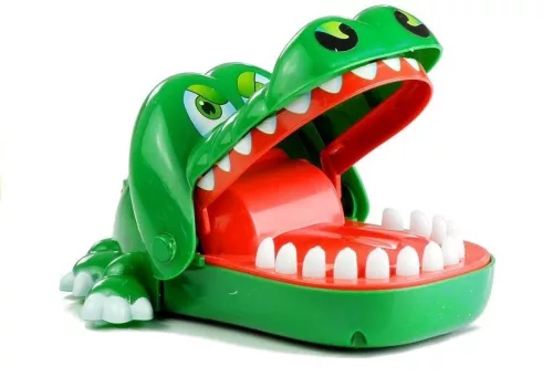 Krokodil fogorvos vicces harapás ujj játék