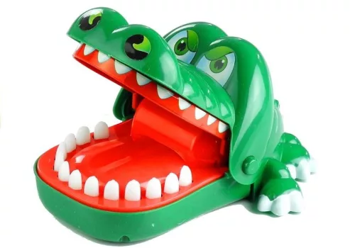 Krokodil fogorvos vicces harapás ujj játék