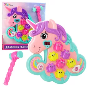 Whac A Mole Arcade játék Unicorn színes fények hangjai