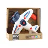 Kreatív DIY készlet: Csavarhúzó repülőgép, rendőrségi csavarhúzó