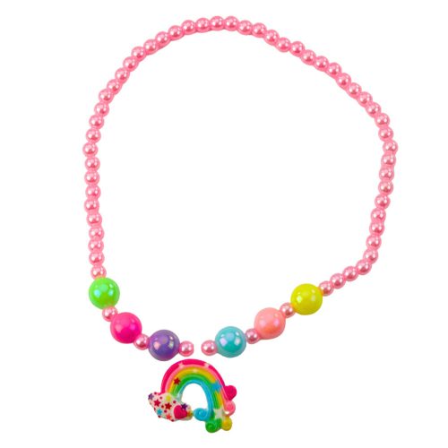 Unikornis fejpánt, fülek, szarv, nyaklánc, színes szett