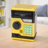 ATM elektronikus széf malacpersely fények PIN kód hangok arany