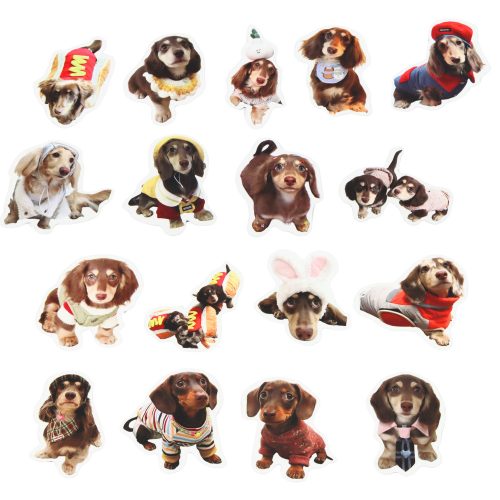 Papírmatrica szett spániel kutyákkal díszítéshez 50 db.