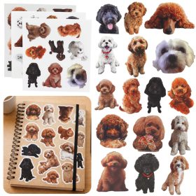   Dobozos és kutyás matricakészlet különféle motívumok díszítésére 54 db.