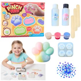   Kreatív készlet Squishies készítéséhez Squishies macskamancs 44 db.