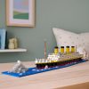 Titanic Hajó Építőelemek 3D Hajómodell 1878 db.-A
