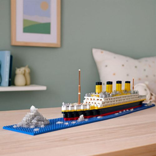 Titanic Hajó Építőelemek 3D Hajómodell 1878 db.-A
