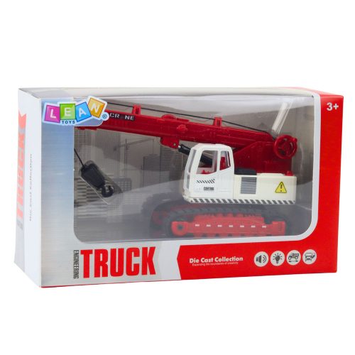 Lánctalpas daru forgó fülke világítás beállítás hangok fém