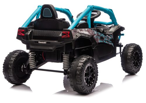 Kawasaki JS330 24V5Ah fekete és kék akkumulátoros autó