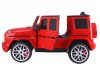 S306-1 Piros akkumulátoros autó Mercedes G63