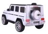 Akkumulátoros autó S306-1 Fehér Mercedes G63