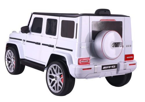 Akkumulátoros autó S306-1 Fehér Mercedes G63