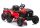 CH9959B Akkumulátoros traktor utánfutóval, piros, 24V