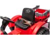 CH9959B Akkumulátoros traktor utánfutóval, piros, 24V