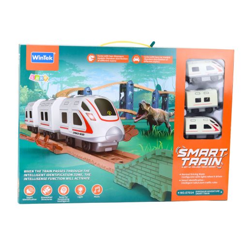 Dinoszaurusz Park Elektromos Vonat Szett Fényekkel és Hangokkal 76 cm