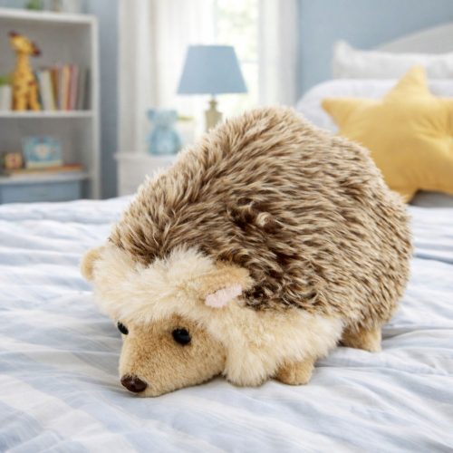 Plüssjáték Ölelnivaló Puha Barna Sün 16cm