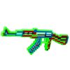 Pixel Rifle Fegyverfények Lézerzöld Hangok 45 cm
