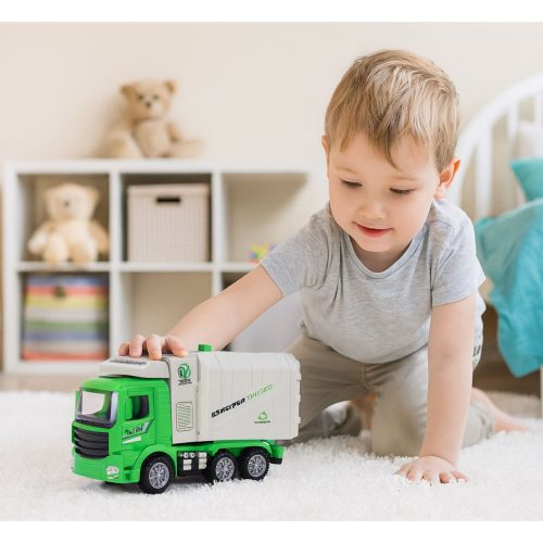 Garbage Truck városi fények zöld hangok