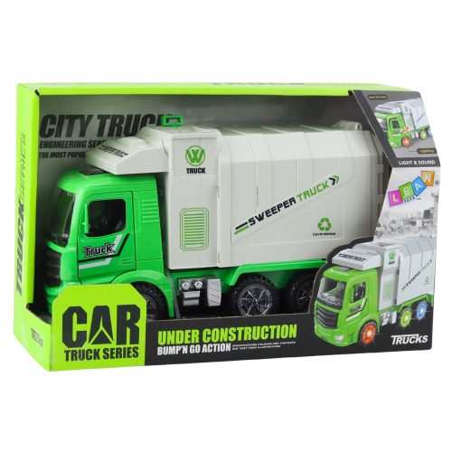 Garbage Truck városi fények zöld hangok