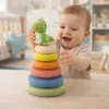 Puha, érzékszervi piramis dinoszaurusz gumi ECO színes