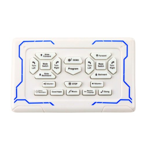 Távirányítású oktatórobot RC beszélő táncoló fényekkel, kék hangokkal