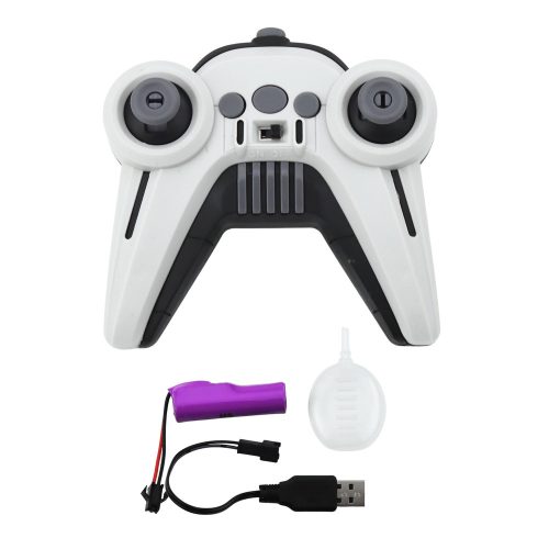 Távirányítású kaszkadőr autó RC lámpákkal, füstös, 360°-os, kék színben